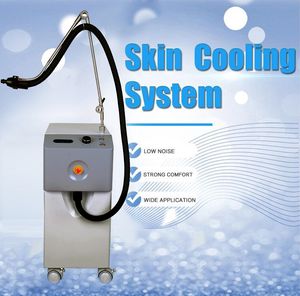 Large application cryothérapie refroidissement par air gel de la peau machine de libération de la douleur traitement au laser utilisation auxiliaire machine de protection de l'épiderme à faible bruit