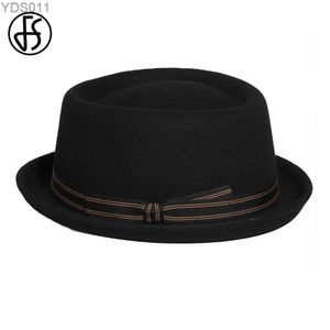 Wide Brim Hats Bucket Fedora Unisexe Music Festival Jazz Hat Church Panama Gangster Gentleman 2024 YQ240403