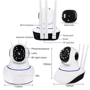 Caméra IP Wifi Surveillance HD 1080P 720P DVR Caméras de vidéosurveillance sans fil IR Vision nocturne P2P Baby Monitor Système de sécurité à domicile DHL