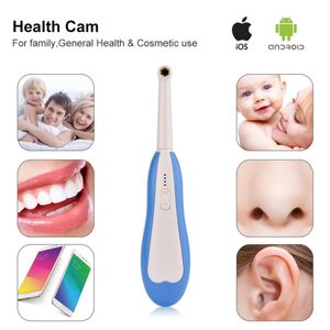 Cámara endoscópica médica dental Intraoral inalámbrica Wifi, 6 LED 1.3MP HD Scopearound Inspección multifuncional para teléfono inteligente