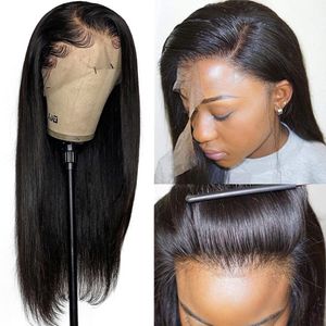 Wigirl Lace Front Human Hair Wigs Brazilian Straight 250 Density Lace Frontal Wig For Black Women