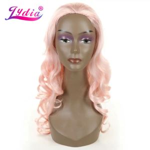 Perruques Lydia Synthétique Half Wigs 3/4 Hair Wig Color T613 / Pink 20 