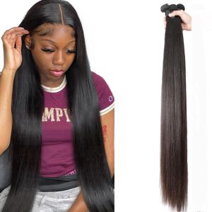 Perruques Nextface Face 10a Grade Brésilien Hair Hair Packs Couleur naturelle Poules de cheveux humains 1040 pouces Remy Hair Weaves à vendre