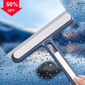 Fenêtre essuie-glace fenêtre nettoyant salle de bain miroir Silicone spatule voiture verre grattoir douche raclette ménage nettoyage outils