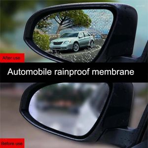 Autocollants de fenêtre 2pcs Universel Car Rehrower Miroir Sticker Film Antifog Auto Team Arecoly Diversion Enveloppant Accessoires