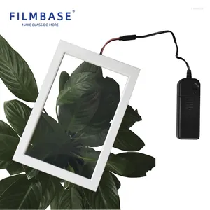 Pegatizas de ventana Filmbase Switchable Smart Film Glass para Office El Bank