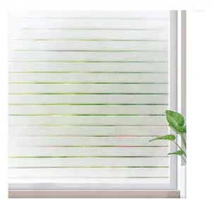 Pegatinas de ventana Película esmerilada Estática Cling Vidrio decorativo Privacidad Construcción no adhesiva para niños