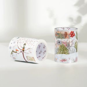 Autocollants de fenêtre INS Hiver Saison de Noël Floral Huile spéciale PET Washi Tapes Fournitures artisanales DIY Scrapbooking Card Making Decor 231110