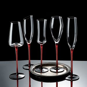 Verres à vin 1/2/4 pièces Creative noir noeud papillon verre cristal Bordeaux Champagne gobelet haute capacité haut de gamme lumière luxe Bourgogne 230923