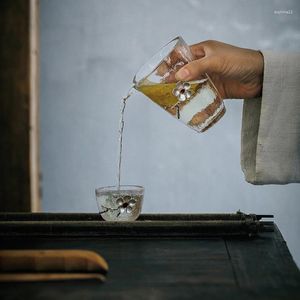 Verres à vin 1pc de style japonais verre Small tas tasse de thé à haute température simple