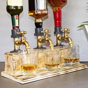 Wine Glasses Fashion Drink Bottle Dispenser Convenient S Reliable Innovative Fathers Day Stable Whiskey Liquor 230719