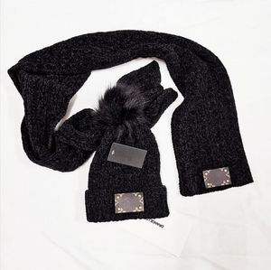 Gorros de punto de invierno y otoño, conjunto de bufandas, gorros de chenilla de ganchillo para mujer, bufanda suave y cálida, 5 colores, 280g, venta al por mayor