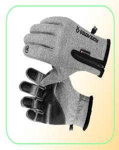 Guantes de invierno para ciclismo, guantes térmicos a prueba de viento para bicicleta, guantes de lana cálidos para hombres y mujeres, guantes para motocicleta, esquí en nieve, bicicleta deportiva Glove2497471