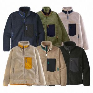 Hiver Designer De Mode Vestes Hommes Veste Polaire Épaisse Réchauffer Classique Rétro Automne Patagonias Couple Modèles Agneau Cachemire Manteau Hommes Wome j0Ye #