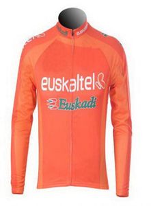 Hiver Fleece Thermal Only Cycling Vestes Vêtements Long Jersey Ropa Ciclismo 2012 2013 Euskaltel Pro Équipe Taille: XS-4XL5972087