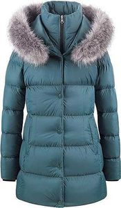 Chaqueta de invierno para mujer, abrigo de plumón para nieve, Color sólido, cálido, largo, bufanda de piel, abrigo, adorno de piel sintética extraíble, 1269XS