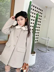 Parkas d'hiver pour enfants filles, manteau Long de styliste, veste à la mode, vêtements d'extérieur pour enfants, manteaux épais et chauds