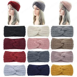 Bandeaux en tricot d'hiver bandeau épais pour femmes filles Crochet Turban tricoté cache-oreille bandeau bandeau accessoires de bandeau de cheveux