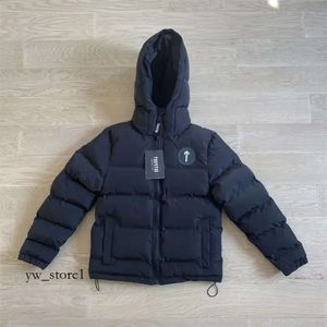 Hiver hommes Trapstar Aw20 Irongate à capuche matelassé femmes chaud Vintage veste courte de haute qualité brodé lettrage manteau 904