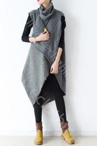 Pull ample en lin épais tricoté pour femme, nouveau Design Original, robe en laine, ensemble deux pièces, nouvelle collection hiver