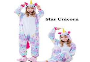 Hiver unisexe licorne pyjamas Kigurumi Animal étoile pyjamas femmes adultes onesies Cosplay flanelle point Onesie vêtements de nuit Whole5215871