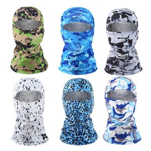 Hiver Chaud Masques Complets Masque De Ski Cagoule Tactique Militaire Camouflage Wargame Casque Doublure Cap Vélo Vélo Airsoft Écharpe Casquettes