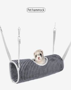 Hamaca de túnel de hámster caliente de invierno para animales pequeños planeador de azúcar columpio swing cama cama cama de rata accesorios de jaula de juguete3910524