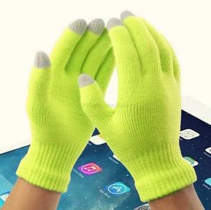 winter warm Knit Wool Touch Gloves men women Winter Best Quality glove Unisex Functional Gloves for Phone Touch Screen Gloves