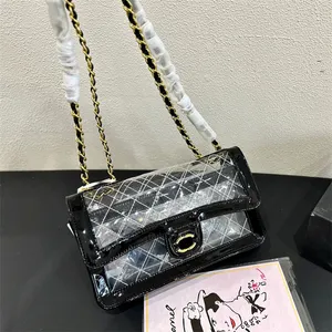 Bolsa de diseño de verano Bolso de hombro para mujeres Bolso de gelatina transparente Toturas de bacilo