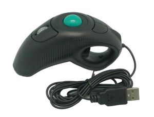 Ratón ambidiestro portátil con cable USB20, ratón Trackball para ordenador portátil, PC de escritorio, controlado por pulgar Y104022230