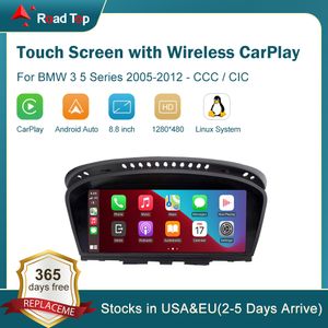 Wireless Apple CarPlay Android Auto Car Multimedia For BMW 3/5 Series E60/E61/E62/E63/E90/E91/E92/E93 CCC/CIC Unit 8.8'' Touch Screen