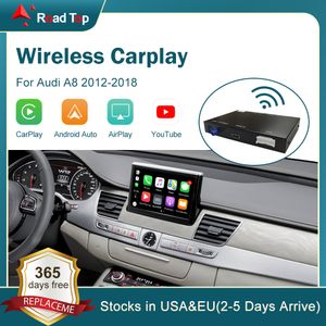 Wireless Apple CarPlay Android Auto Interface for Audi A8 2012-2018 with Mirror Link AirPlay Car Play Functions
