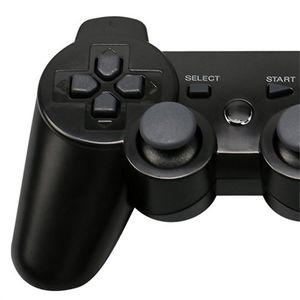 Contrôleurs de jeu Bluetooth sans fil Double choc pour Play Station 3 PS3 Joysticks Gamepad avec logo et emballage de vente au détail DHL