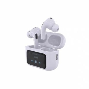 Auriculares inalámbricos Bluetooth ANC TWS auriculares LED pantalla táctil Visible cancelación activa de ruido auriculares deportivos A8Pro