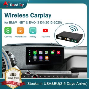CarPlay inalámbrico para BMW i3 I01 sistema NBT 2012-2020 con Android Auto Mirror Link AirPlay función de reproducción de coche