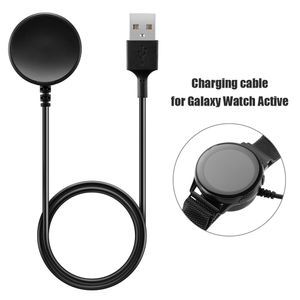 Chargeur sans fil Câble USB Adaptateur de station de chargement pour Samsung Galaxy Smart Watch 4 3 Active 2 Active 1 3 pieds 1 m Cordon Fil Watch4 40 mm 44 mm R860 R870 R880 R830 R840 R850