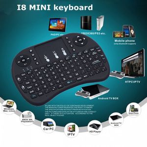 Wireless Mini i8 Keyboard Backlit Backlight Remote Control For Android TV Box 2.4G Wireless Keyboard With Touch Pad For Smart TV PC