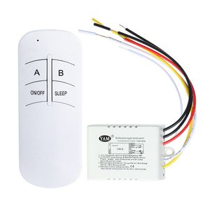 Sans fil marche/arrêt 1/2/3 voies 220V lampe télécommande interrupteur récepteur émetteur contrôleur intérieur lampe maison pièces de rechange