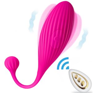 Control remoto inalámbrico Jump Egg Vibrating sexy Toy para mujeres Anal Plug Wearable G-Spot Vibrator Love Goods para adultos