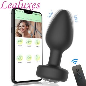 Remote sans fil vibration anal fiche 10 vibratrice de bouche à bout de la prostate toys sexuels pour hommes