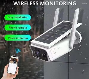Caméra IP de puissance de batterie solaire sans fil extérieure étanche à l'eau faible consommation sécurité à domicile CCTV bébé moniteur