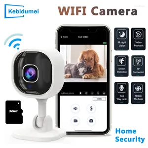Caméra WIFI sans fil 360 4K 1080P HD, Vision nocturne, vidéo, Audio, IP extérieure, pour téléphone portable XIAOMI, maison intelligente, Zoom humain AI
