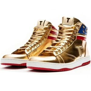 Avec Box T Trump Baskets Basketball Chaussures Casual The Never Surrender High-Tops Designer 1 TS Running Gold Custom Hommes Baskets Confort Sports Tendance Tennis En Plein Air