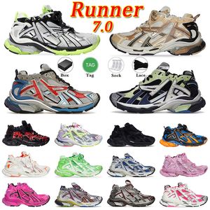 balenciaga balenciaga balenciagaa track balenciaga's shoes runner 7.0 【code ：L】Avec Box Designers chaussures de sport Runner 7.0 Transmit sense Baskets noir blanc rose bleu