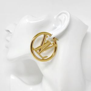 18k Gold Plated Hoop Earrings for Women, Designer Inspired Earstuds Jewelry
