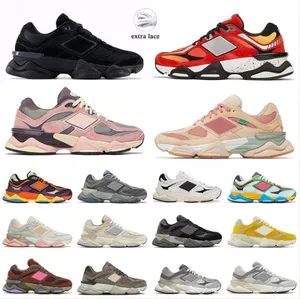 avec boîte NOUVEAU 9060 Baskets athlétiques Chaussures de course Années 9060 Briques de sel de mer Bois Triple Noir Champignon BB Rose Pluie sur nuage Joe Freshgoods Baby Shower Bleu Rose Baskets