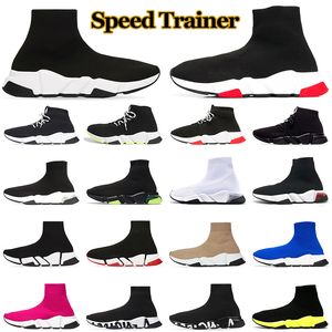 Balenciaga Speed Trainer sock shoes diseñador zapato casual hombres mujeres entrenadores triple negro blanco rojo volt hombres mujeres deportes al aire libre zapatillas de deporte