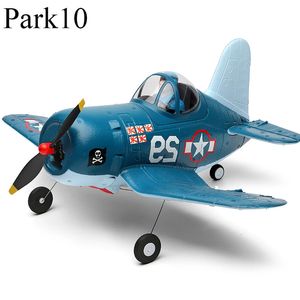 WLtoys F4U A500 4Ch 6G3D Stunt Plane Seis ejes Estabilidad Control remoto Avión Eléctrico RC Aviones Drone Juguetes al aire libre 231229