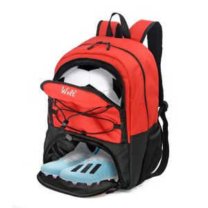 WOLT |Sac à dos de sac de Football pour jeunes, pour basket-ball, volley-ball, Football, sport, comprend une chaussure à crampons séparée et 240313