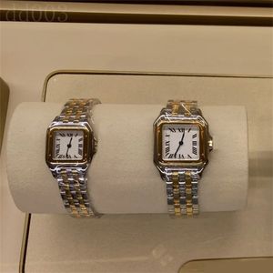 Montre femme designer petite taille montre de luxe pour hommes cadran carré mode orologi quartz étanche belle montres glacées bracelet en acier inoxydable SB002 C23